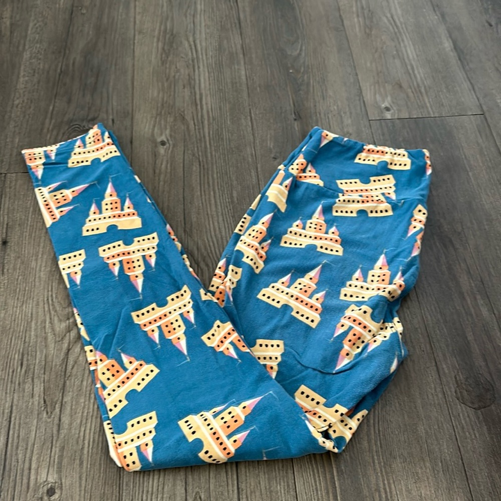 LuLaRoe Leggings - Disney Castle inspired